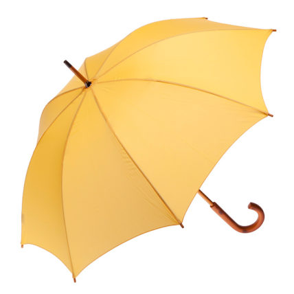 Clifton Classic Timber Yellow Umbrella